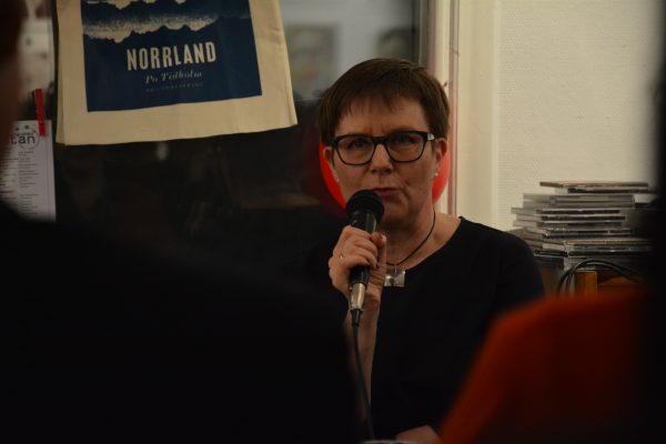 Författaren Katarina Kieri, tidigare sekreterare i sällskapet och medlem i redaktionen för Provins.